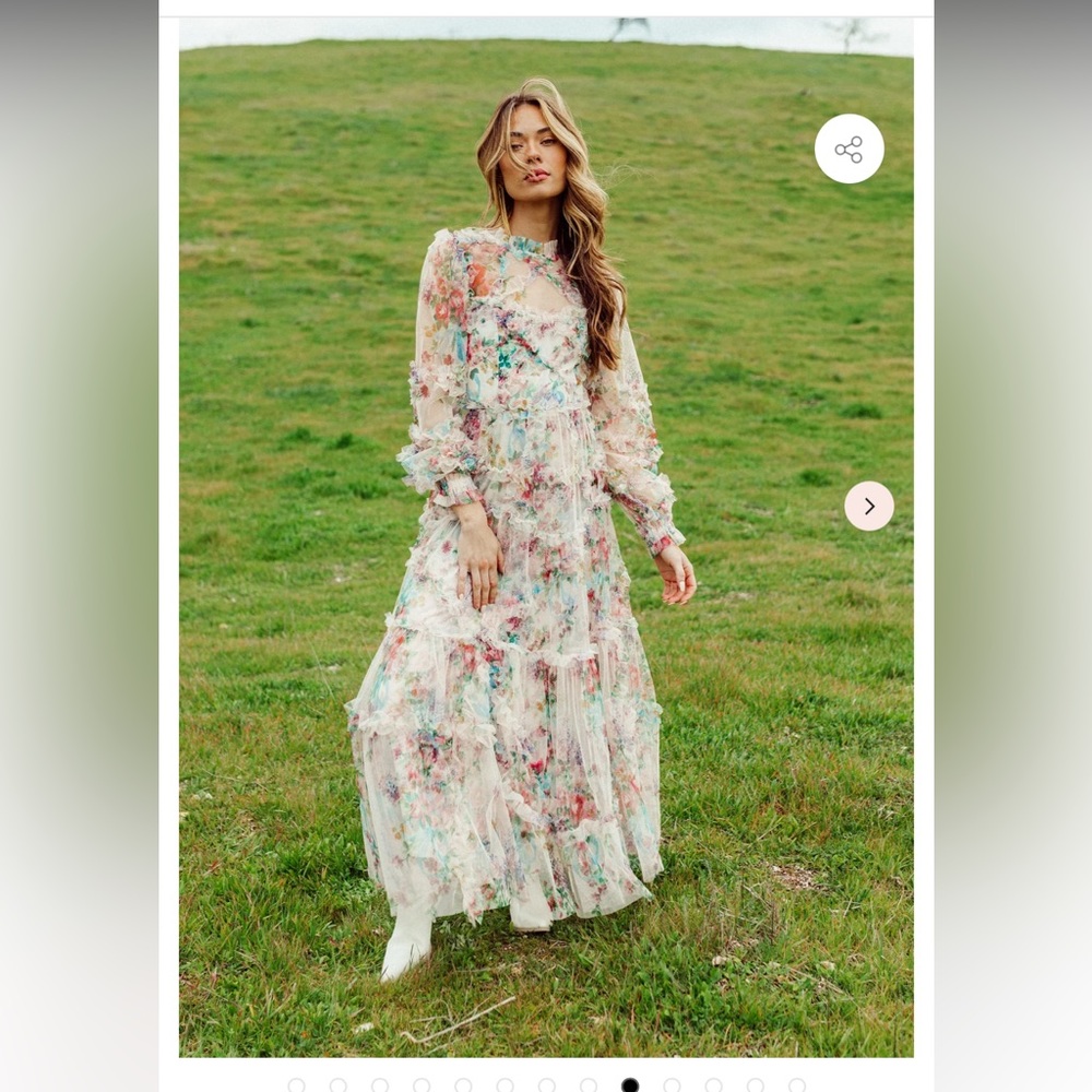 Untamed Petals maxi dress